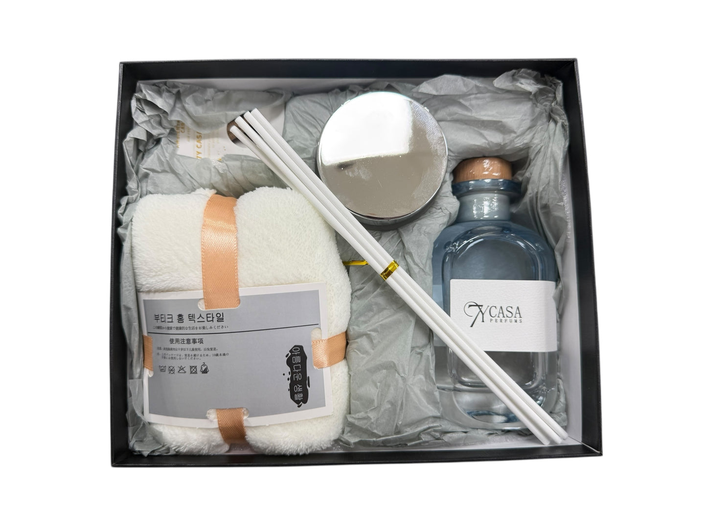 🌿 7Y Casa Perfums – Namų Kvapų Dovanų Rinkinys (Juodas)