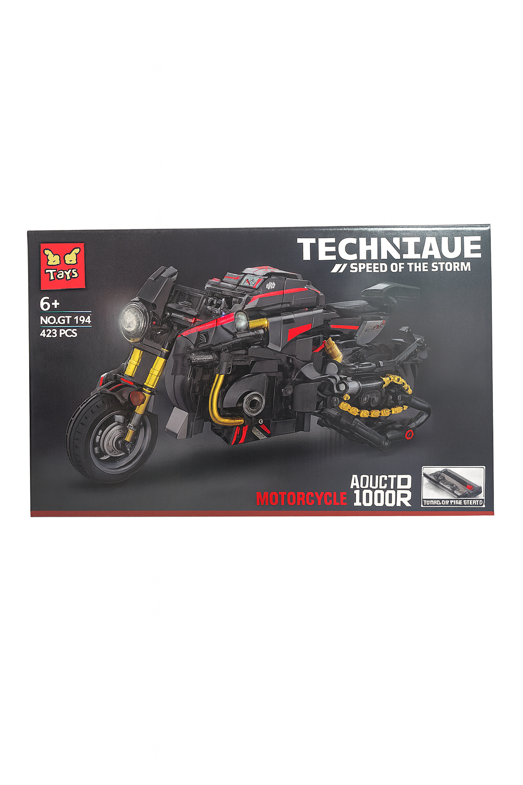 🏍️ TECHNIAUE – Speed of the Storm Motociklas konstruktorius