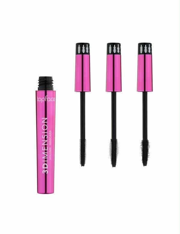 TOPFACE 3Dimension Volume Mascara - blakstienų tušas, juodas