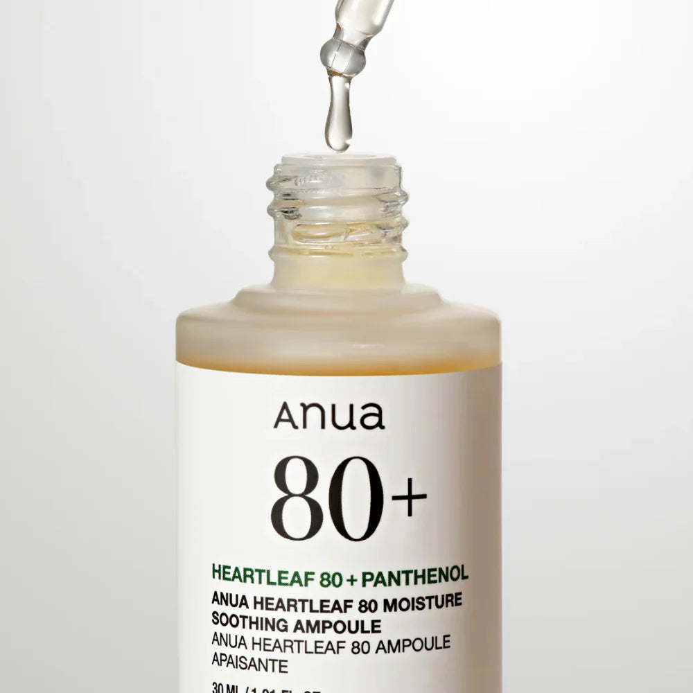 Anua Heartleaf 80% Moisture Soothing Ampoule - raminamoji veido ampulė