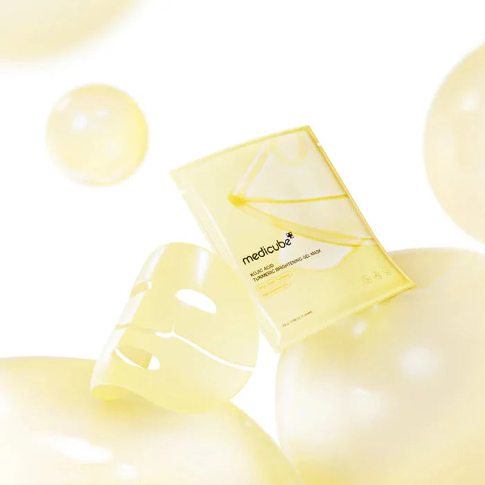 Medicube Kojic Acid Turmeric Brightening Gel Mask - skaistinamoji veido kaukė 4vnt