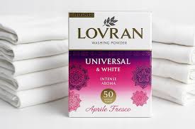 LOVRAN skalbimo milteliai Universal & White – 50 skalbimų