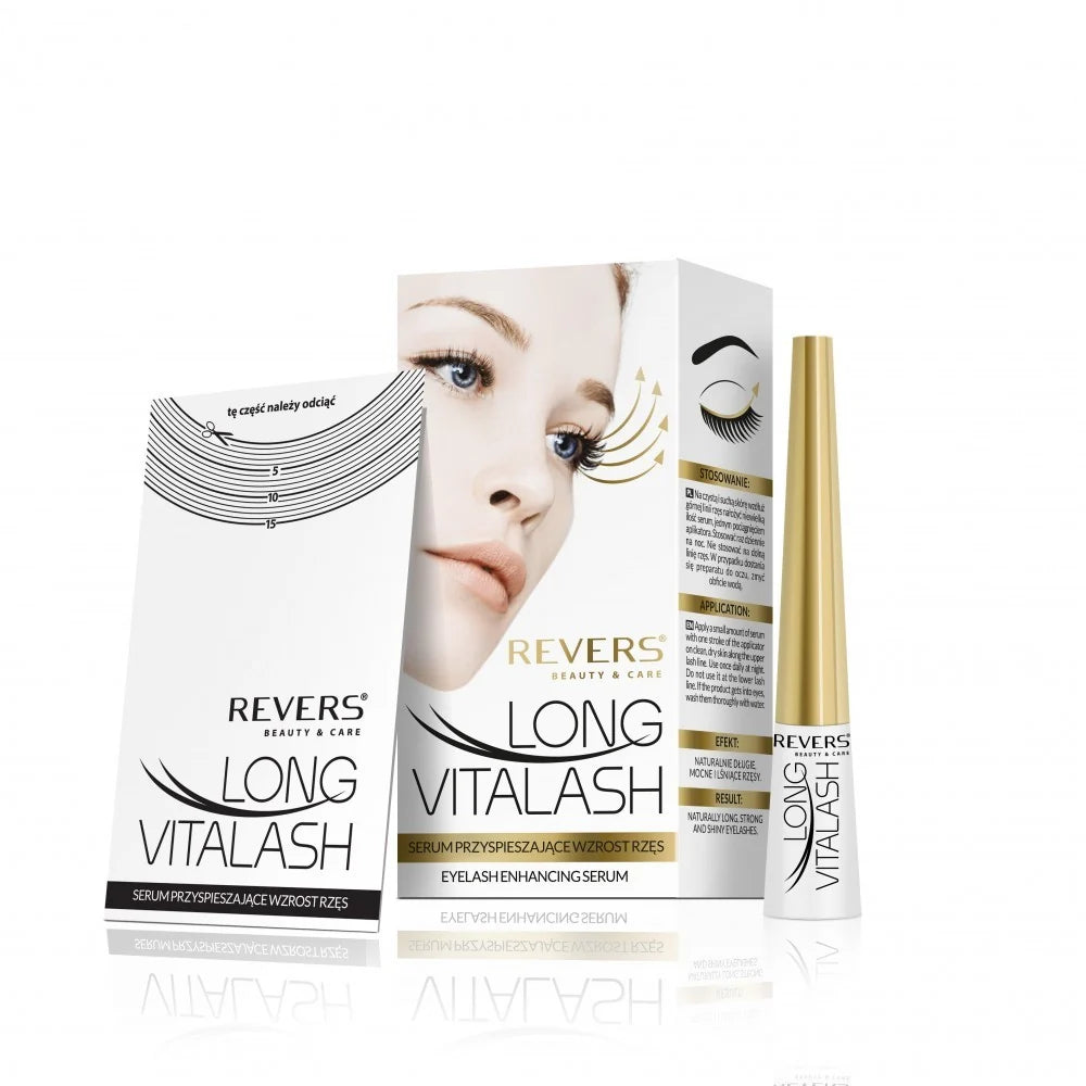 REVERS Long Vitalash augimą skatinantis blakstienų serumas, 5 ml