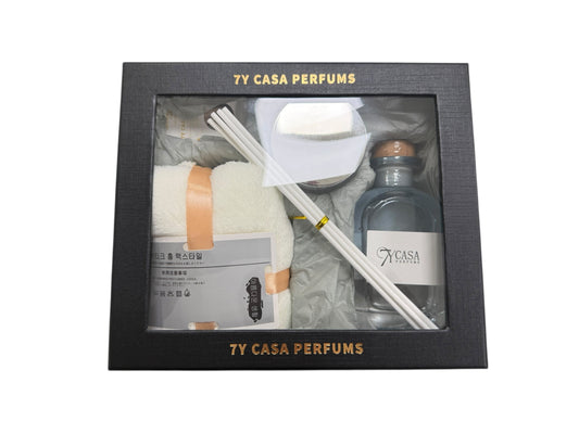 🌿 7Y Casa Perfums – Namų Kvapų Dovanų Rinkinys (Juodas)