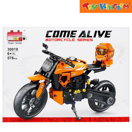 🧱 Konstruktorius „Come Alive“ Motociklas (578 detalės)