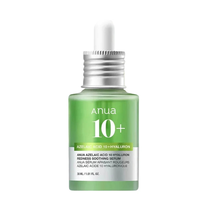 Anua Azelaic Acid 10 Hyaluron Redness Soothing Serum - raminamasis veido serumas su azelaino ir hialurono rūgštimi