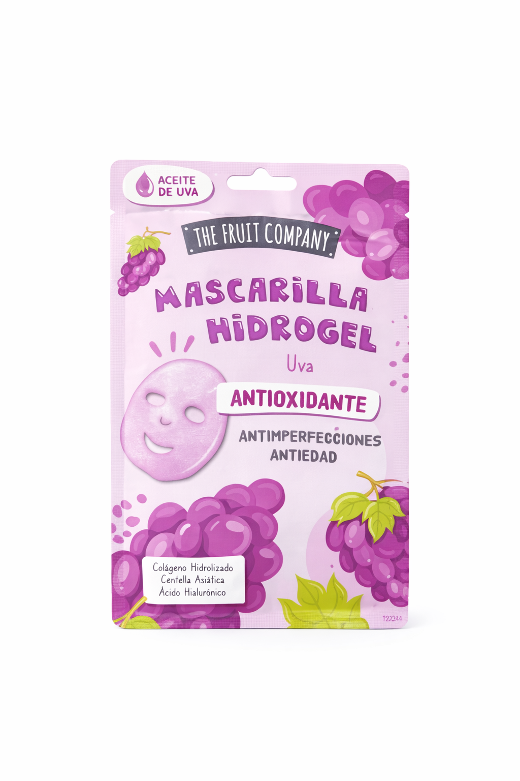 The Fruit Company Hydrogel veido kaukė su vynuogėmis