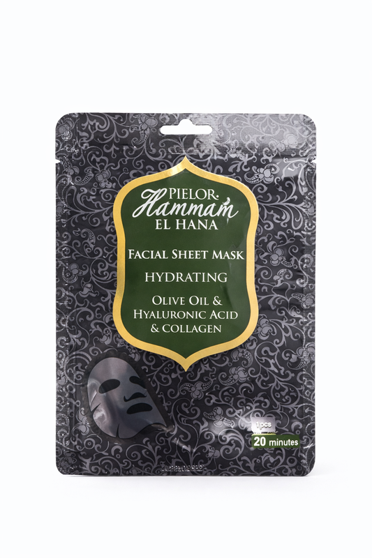 PIELOR Hammam El Hana – drėkinamoji lakštinė veido kaukė