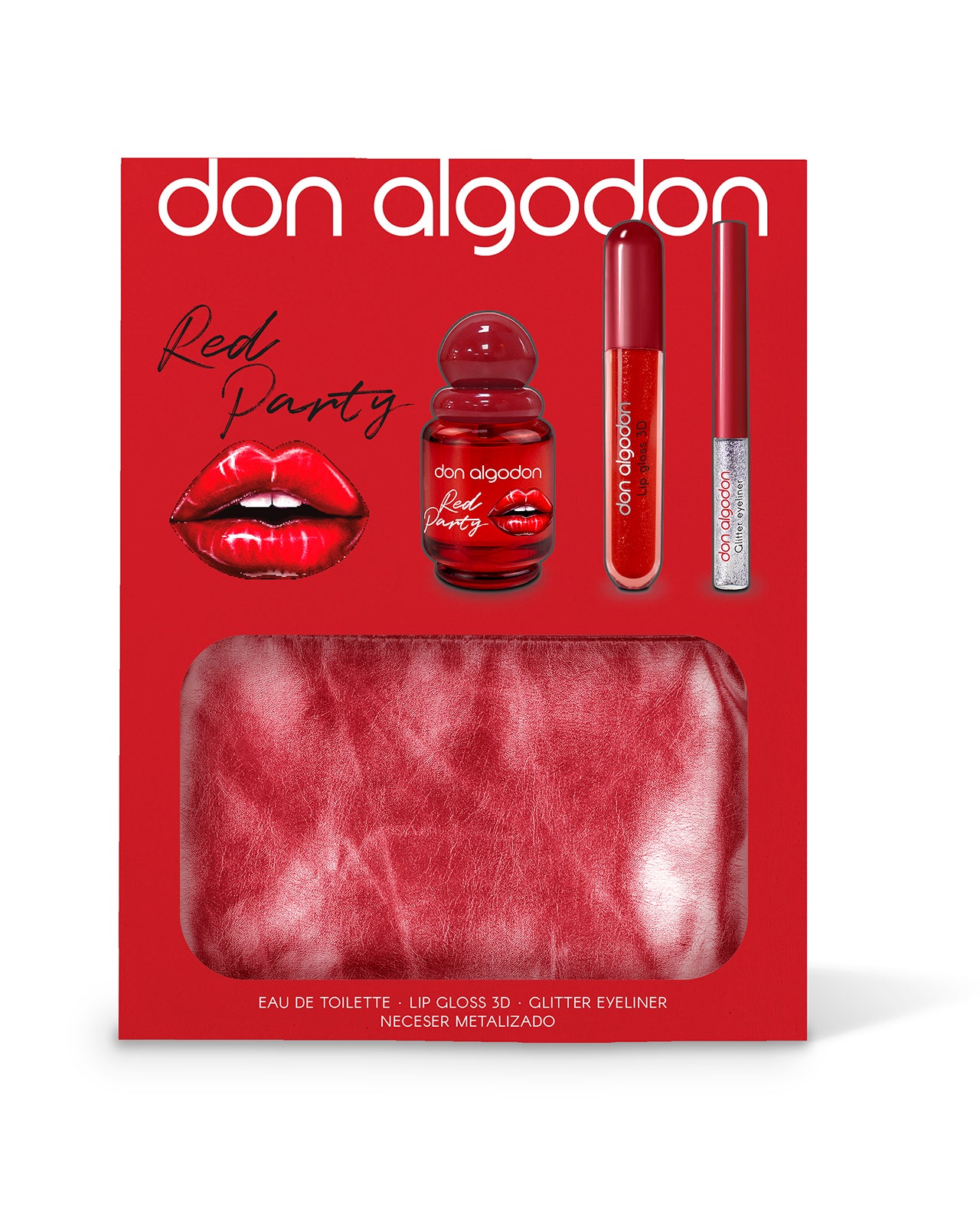 ❤️ Don Algodon – „Red Party“ dovanų rinkinys