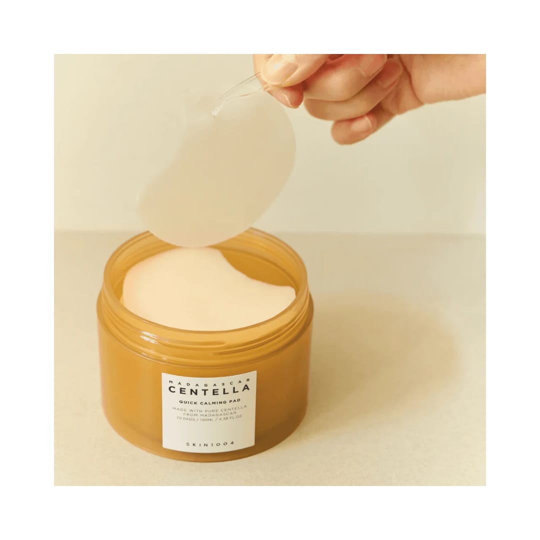 SKIN1004 Madagascar Centella Quick Calming Pad raminantys toniko padeliai, 70vnt