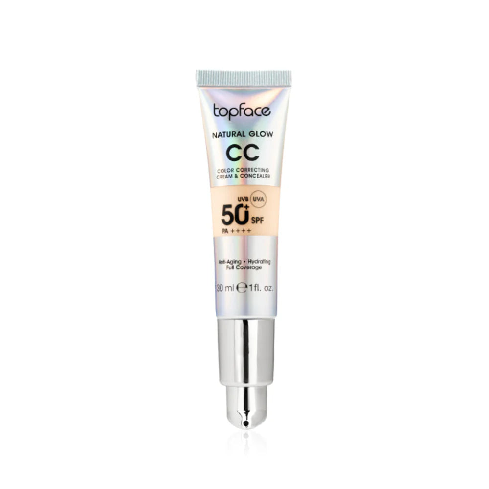 TOPFACE Natural Glow CC Cream and Concealer - makiažo pagrindas, 003 WARM LINEN