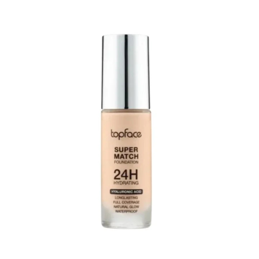 TOPFACE Super Match Foundation 24H Hydrating - makiažo pagrindas, 002