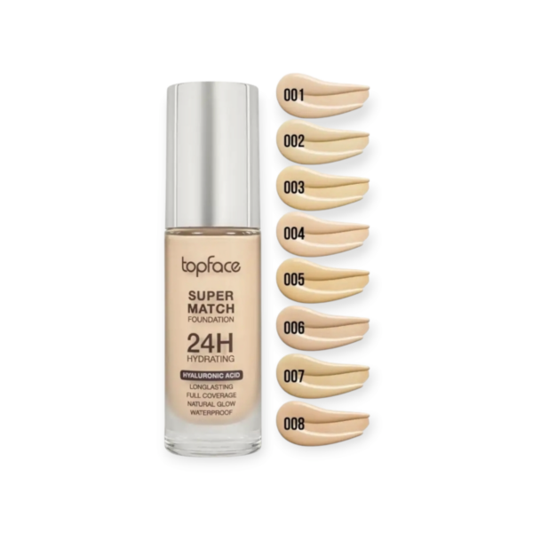TOPFACE Super Match Foundation 24H Hydrating - makiažo pagrindas, 003