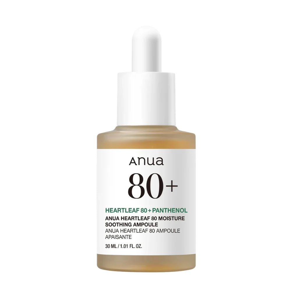 Anua Heartleaf 80% Moisture Soothing Ampoule - raminamoji veido ampulė