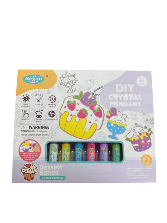 Crystal Pendant – Kūrybinis rinkinys vaikams (Desertų serija)