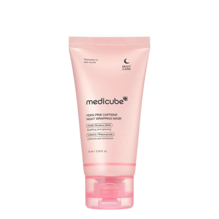 Medicube PDRN Pink Caffeine Night Wrapping Mask - naktinė tepama veido kaukė