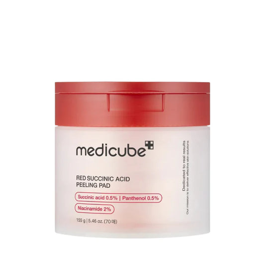 Medicube Red Succinic Acid Peeling Pad - šveičiamieji veido padeliai