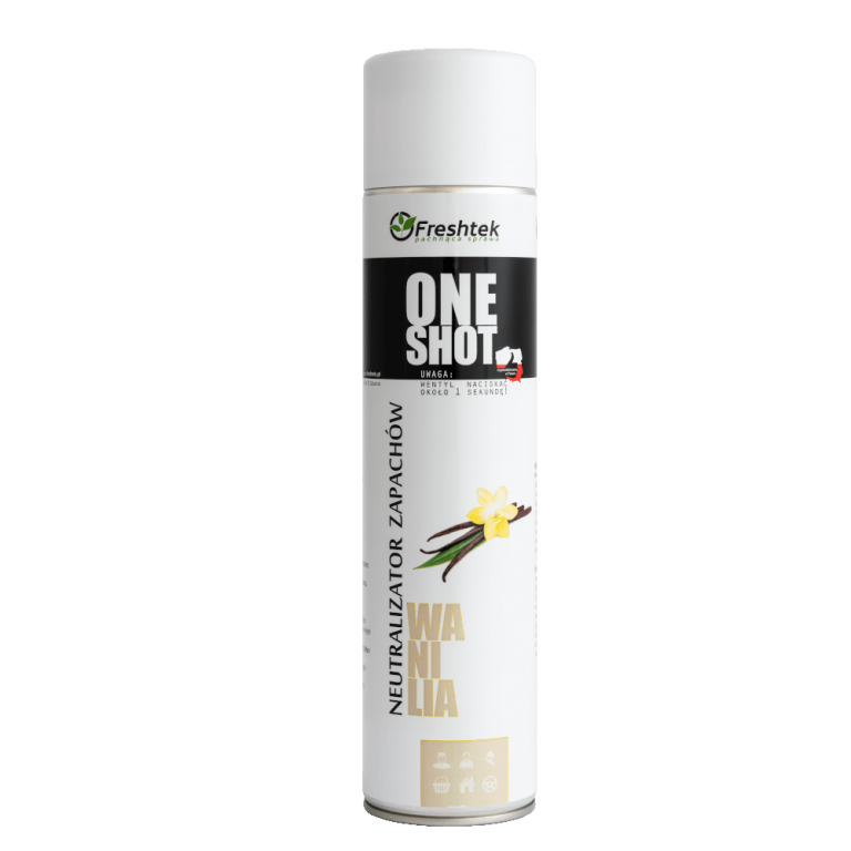 FRESHTEK One Shot Wanilia – kvapų neutralizatorius vanilės kvapo