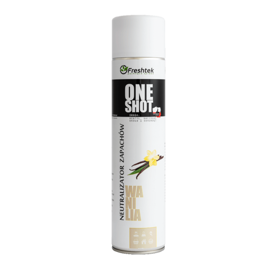 FRESHTEK One Shot Wanilia – kvapų neutralizatorius vanilės kvapo