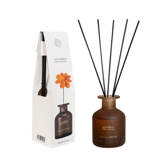 Namų kvapas su lazdelėmis ALVORIA Home fragrance ,,Sandalwood"