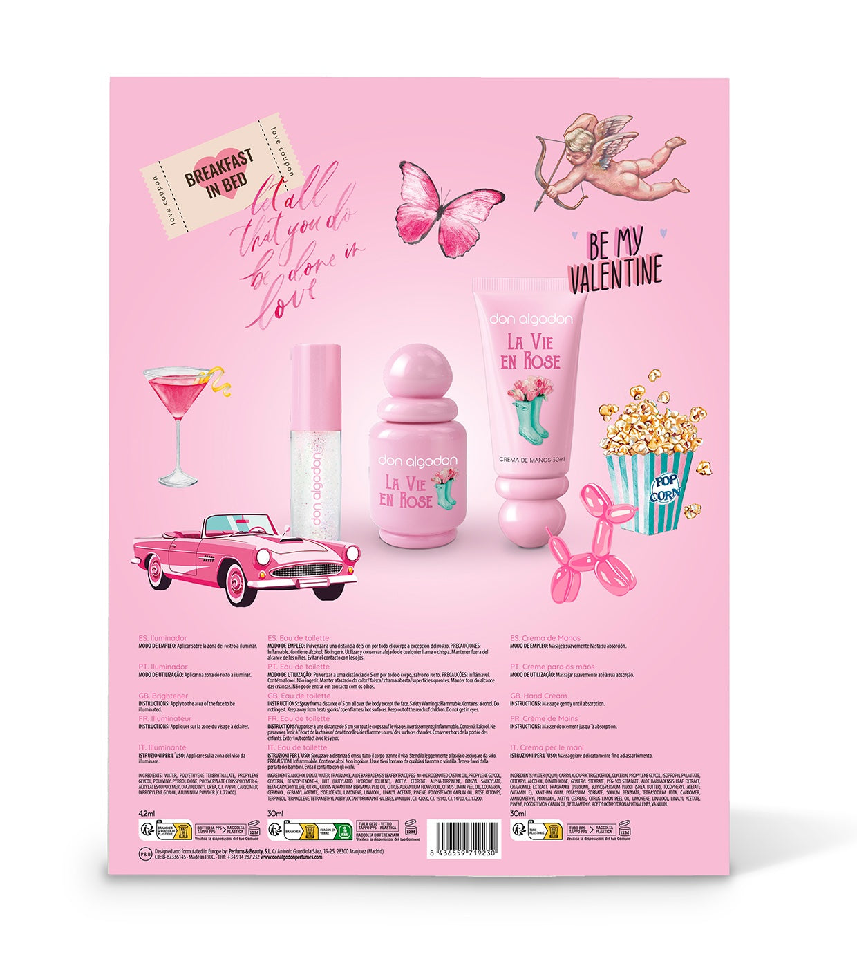 Don Algodon – “La Vie en Rose” dovanų rinkinys