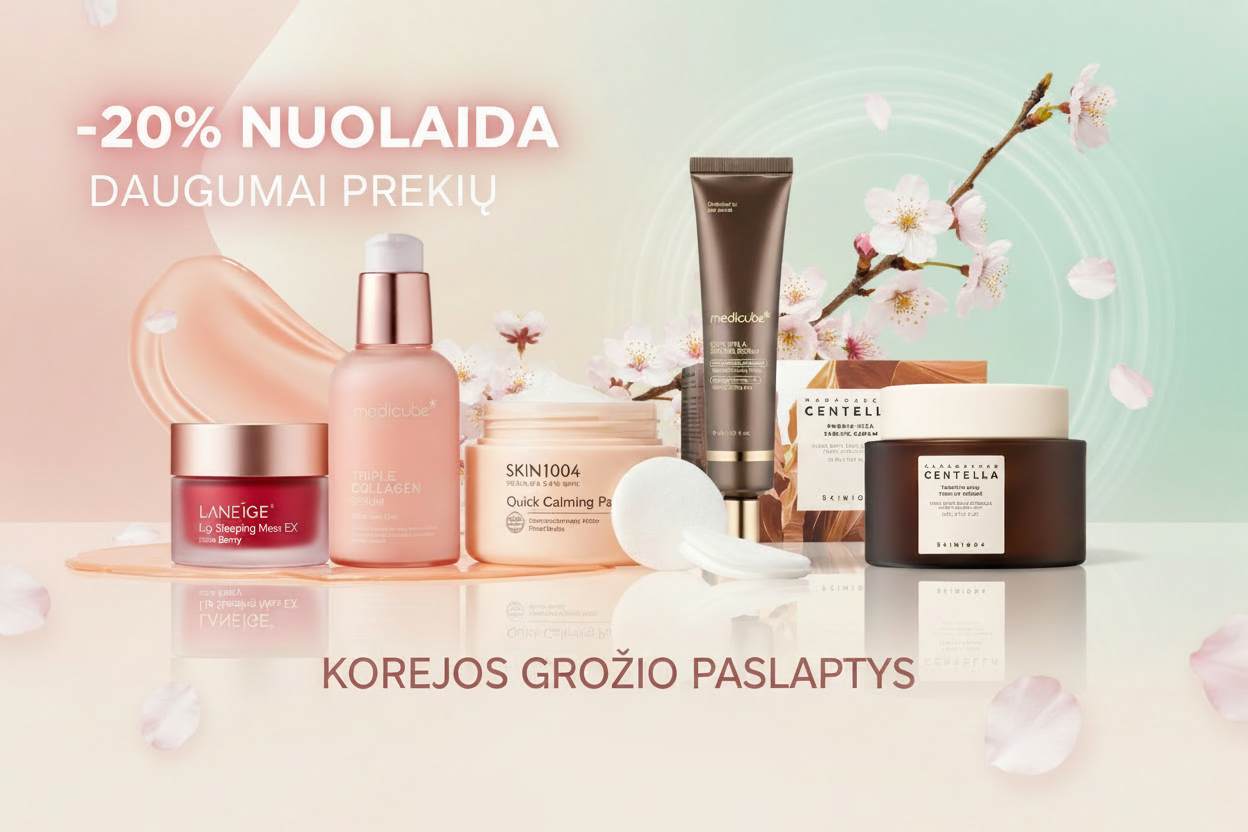 Korėjietiškos kosmetikos nuolaida