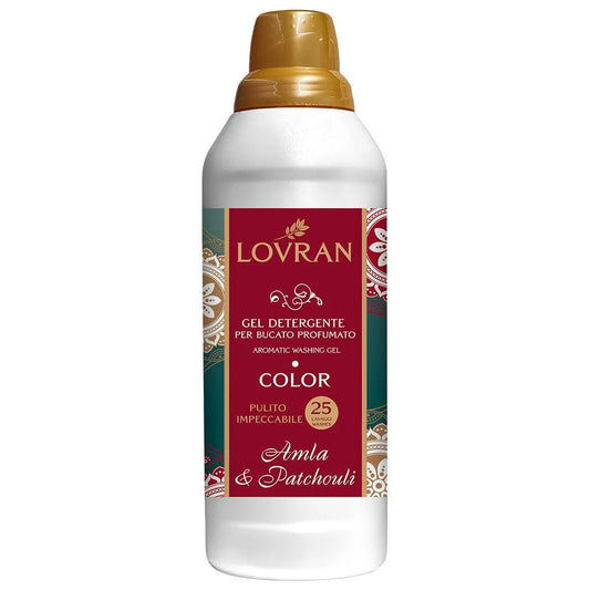 LOVRAN skalbimo gelis COLOR – Amla & Patchouli – 25 skalbimų